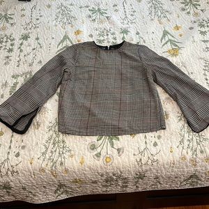 Houndstooth Zara top